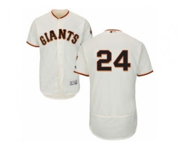 Men's Majestic San Francisco Giants #24 Willie Mays Cream Flexbase Authentic Collection MLB Jersey