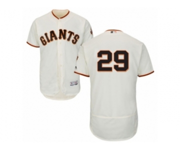 Men's Majestic San Francisco Giants #29 Jeff Samardzija Cream Flexbase Authentic Collection MLB Jersey