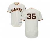 Men's Majestic San Francisco Giants #35 Brandon Crawford Cream Flexbase Authentic Collection MLB Jersey