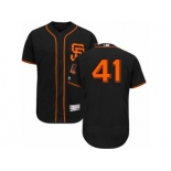 Men's Majestic San Francisco Giants #41 Mark Melancon Black Flexbase Authentic Collection MLB Jersey