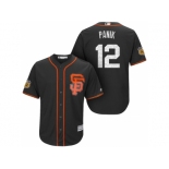 Men's San Francisco Giants #12 Joe Panik 2017 Spring Training Cool Base Stitched MLB Jersey