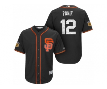 Men's San Francisco Giants #12 Joe Panik 2017 Spring Training Cool Base Stitched MLB Jersey