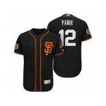 Men's San Francisco Giants #12 Joe Panik 2017 Spring Training Flex Base Authentic Collection Stitched Baseball Jersey