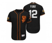 Men's San Francisco Giants #12 Joe Panik 2017 Spring Training Flex Base Authentic Collection Stitched Baseball Jersey