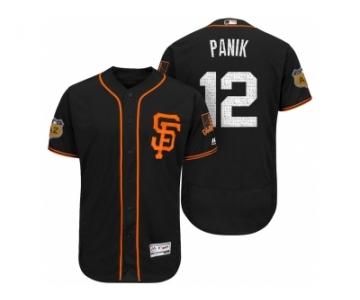 Men's San Francisco Giants #12 Joe Panik 2017 Spring Training Flex Base Authentic Collection Stitched Baseball Jersey