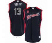 Men's San Francisco Giants #13 Will Smith Authentic Navy Blue National League 2019 Baseball All-Star Jersey