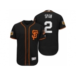 Men's San Francisco Giants #2 Denard Span 2017 Spring Training Flex Base Authentic Collection Stitched Baseball Jersey