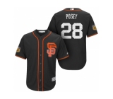 Men's San Francisco Giants #28 Buster Posey 2017 Spring Training Cool Base Stitched MLB Jersey