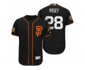 Men's San Francisco Giants #28 Buster Posey 2017 Spring Training Flex Base Authentic Collection Stitched Baseball Jersey