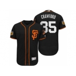 Men's San Francisco Giants #35 Brandon Crawford 2017 Spring Training Flex Base Authentic Collection Stitched Baseball Jersey