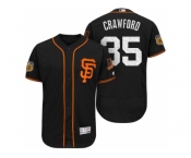 Men's San Francisco Giants #35 Brandon Crawford 2017 Spring Training Flex Base Authentic Collection Stitched Baseball Jersey