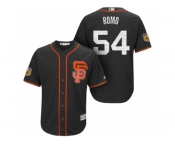 Men's San Francisco Giants #54 Sergio Romo 2017 Spring Training Cool Base Stitched MLB Jersey