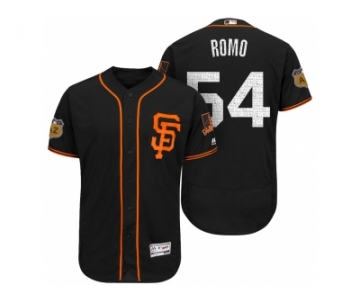 Men's San Francisco Giants #54 Sergio Romo 2017 Spring Training Flex Base Authentic Collection Stitched Baseball Jersey