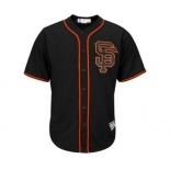 Men's San Francisco Giants Blank Majestic Black Cool Base Jersey