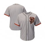 Men's San Francisco Giants Blank Majestic Gray Cool Base Jersey