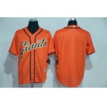 Men's San Francisco Giants Blank Majestic Orange Cool Base Jersey