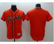 Men's San Francisco Giants Blank Majestic Orange Flexbase Authentic Collection Team Jersey