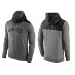 Men's San Francisco Giants Nike Gray Cooperstown Collection Hybrid Pullover Hoodie