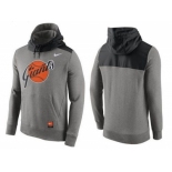 Men's San Francisco Giants Nike Gray Cooperstown Collection Hybrid Pullover Hoodie_1