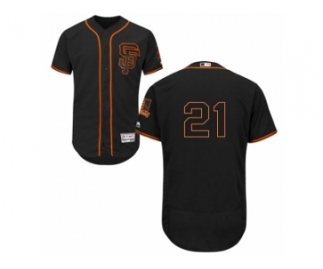 San Francisco Giants #21 Conor Gillaspie Black Men's Flexbase Collection Stitched Baseball Jersey