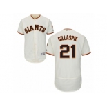 San Francisco Giants #21 Conor Gillaspie Cream Men's Majestic Flexbase Collection Stitched Baseball Jersey