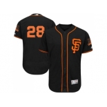 San Francisco Giants #28 Buster Posey Black Flexbase Authentic Collection Alternate Stitched MLB Jersey