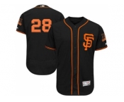 San Francisco Giants #28 Buster Posey Black Flexbase Authentic Collection Alternate Stitched MLB Jersey