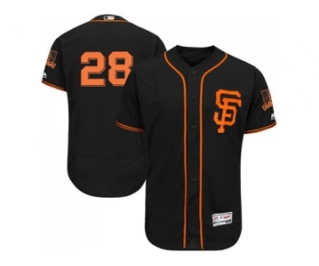 San Francisco Giants #28 Buster Posey Black Flexbase Authentic Collection Alternate Stitched MLB Jersey