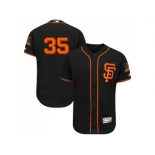 San Francisco Giants #35 Brandon Crawford Black Flexbase Authentic Collection Alternate Stitched MLB Jersey