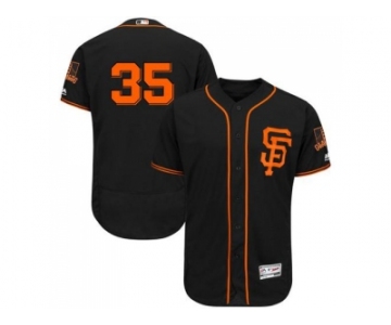 San Francisco Giants #35 Brandon Crawford Black Flexbase Authentic Collection Alternate Stitched MLB Jersey