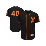 San Francisco Giants #40 Madison Bumgarner Black Flexbase Authentic Collection Stitched MLB Jersey