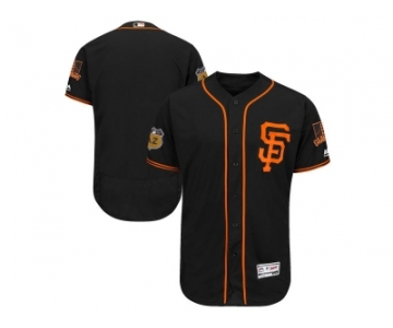 San Francisco Giants Blank Black 2017 Spring Training Flexbase Authentic Collection Stitched Baseball Jersey