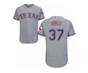 Texas Rangers #37 Jason Grilli Grey Flexbase Authentic Collection MLB Jersey