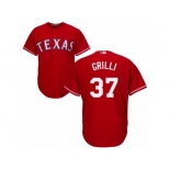 Texas Rangers #37 Jason Grilli Replica Red Alternate Cool Base MLB Jersey