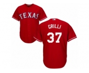 Texas Rangers #37 Jason Grilli Replica Red Alternate Cool Base MLB Jersey