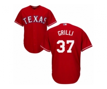 Texas Rangers #37 Jason Grilli Replica Red Alternate Cool Base MLB Jersey