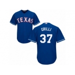 Texas Rangers #37 Jason Grilli Replica Royal Blue Alternate 2 Cool Base MLB Jersey