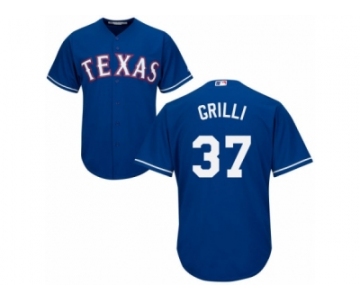 Texas Rangers #37 Jason Grilli Replica Royal Blue Alternate 2 Cool Base MLB Jersey