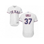 Texas Rangers #37 Jason Grilli White Flexbase Authentic Collection MLB Jersey