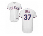 Texas Rangers #37 Jason Grilli White Flexbase Authentic Collection MLB Jersey