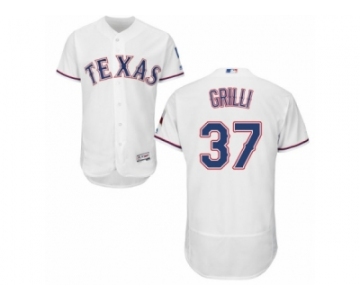 Texas Rangers #37 Jason Grilli White Flexbase Authentic Collection MLB Jersey