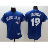 Men Toronto Blue Jays #19 Jose Bautista Majestic blue Flexbase Authentic Collection Player Jersey