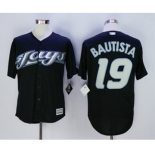 Men Toronto Blue Jays #19 Paul Molitor Black 2016 Official Cool Base Jersey