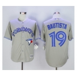 Men Toronto Blue Jays #19 Paul Molitor Gray 2016 Official Cool Base Jersey