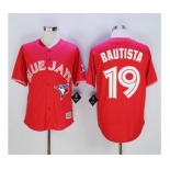 Men Toronto Blue Jays #19 Paul Molitor Red 2016 Official Cool Base Jersey