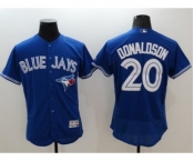 Men Toronto Blue Jays #20 Josh Donaldson Majestic blue Flexbase Authentic Collection Player Jersey