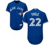 Men Toronto Blue Jays #22 josh thole Majestic Blue Flexbase Authentic Collection Player Jersey