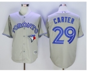 Men Toronto Blue Jays #29 Joe Carter Gray 2016 Official Cool Base Jersey