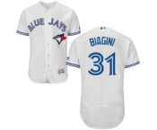 Men Toronto Blue Jays #31 joe biagini Majestic White Flexbase Authentic Collection Player Jersey