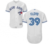 Men Toronto Blue Jays #39 gavin floyd Majestic White Flexbase Authentic Collection Player Jersey